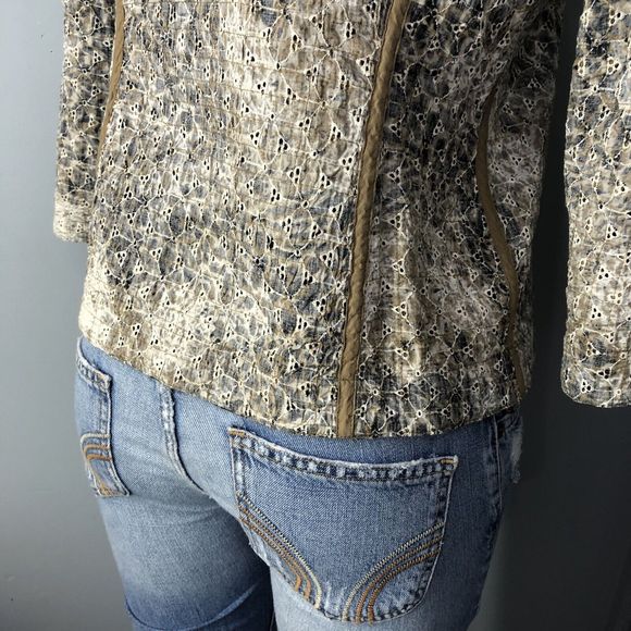 Chico's Jacket Shirt Top Reversible 1 S/M - Picture 15 of 15